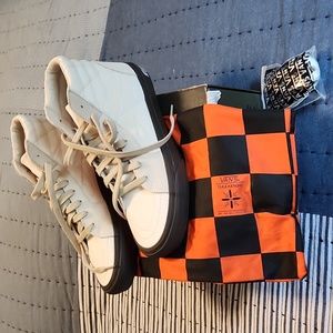 VANS VAULT X TAKA HAYASHI SK8-HI SR LX - SUN RAY LINEN SUEDE MENS 8 WOMENS 9.5